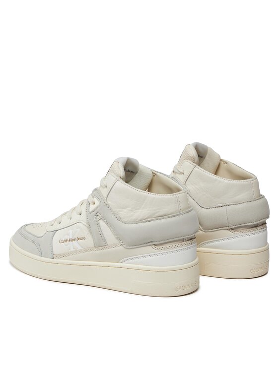 Calvin Klein Jeans Calvin Klein Jeans Сникърси Basket Cupsole High Mix Ml Fad YW0YW01300 Бежов