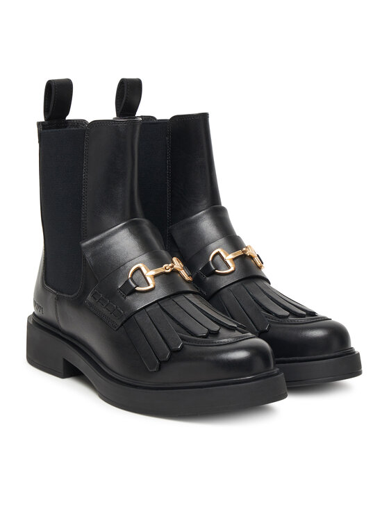 JOOP! JOOP! Kotníková obuv s elastickým prvkem Mia 4140008311 900 Černá