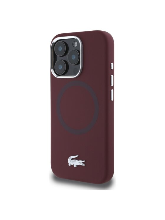 Etui na telefon Lacoste, Czerwone, Croco Logo