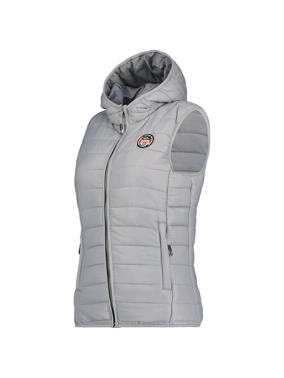 Geographical Norway Geographical Norway Kamizelka WW1198F/GNO-LIGHT GREY Szary Regular Fit