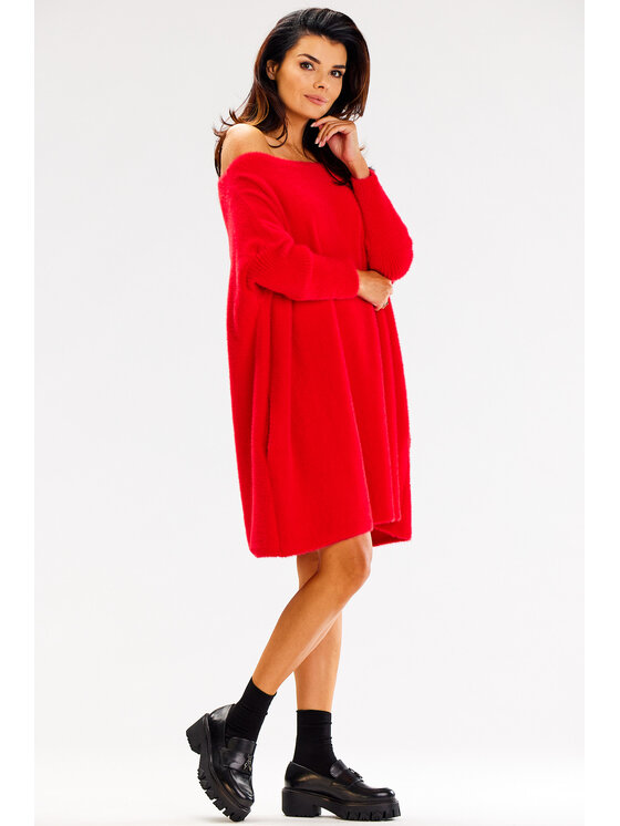 Awama Awama Maglione A618 Rosso Basic Fit