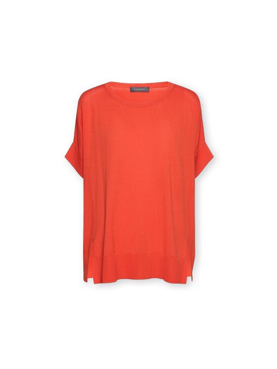 Elena Mirò Elena Mirò Sweter M549E001930N027 Pomarańczowy Boxy Fit