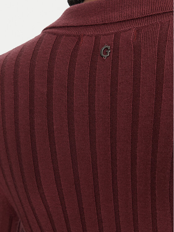 Guess Guess Трикотажна сукня W5BK60 Z2YJ2 Коричневий Slim Fit