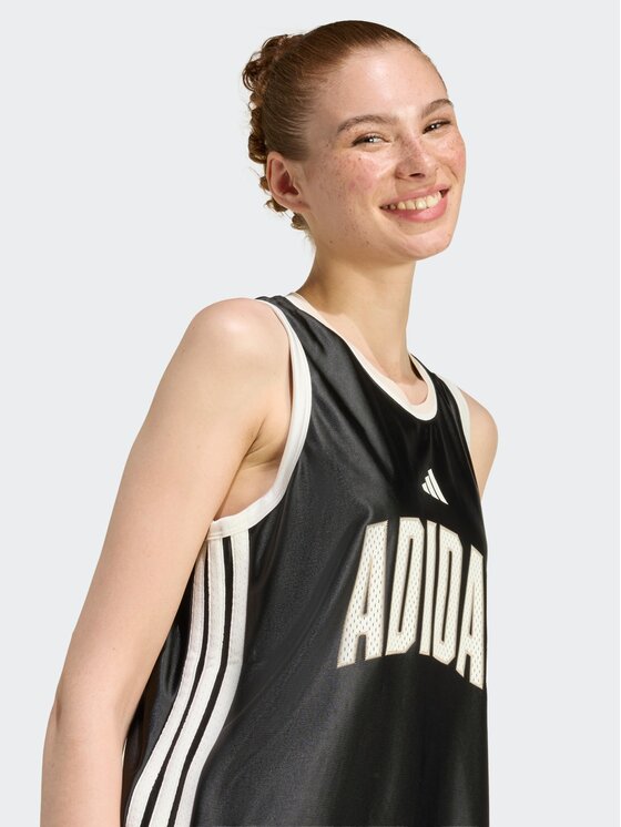 adidas adidas Top STADIUM TANK Czarny Loose Fit