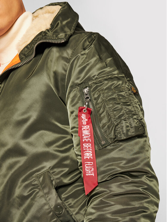 Alpha Industries Alpha Industries Kurtka przejściowa Ma-1 Tt 158104 Zielony Regular Fit