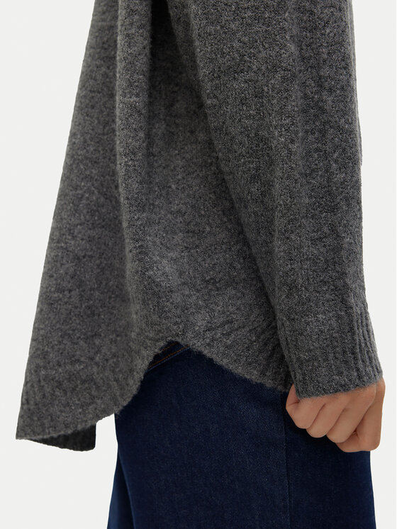 Vero Moda Vero Moda Svetr Plaza 10290784 Šedá Loose Fit