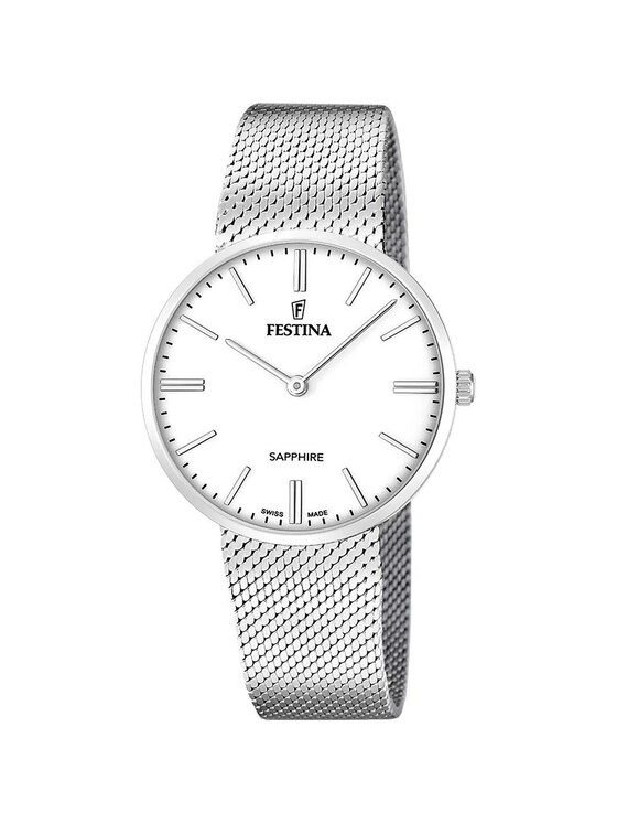 Festina Festina Hodinky F20074-1 Strieborná