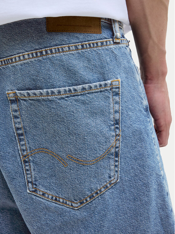 Jack&Jones Jack&Jones Дънкови шорти Alex 12272551 Син Baggy Fit