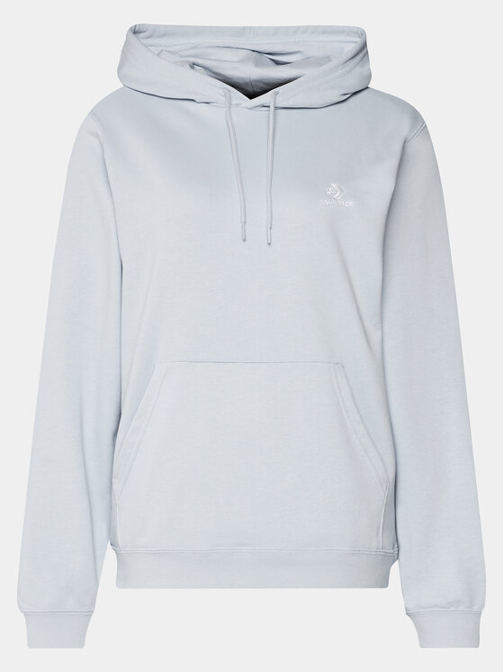 Converse Converse Bluză Unisex Go-To Embroidered Star Chevron 10023874-A37 Albastru celest Regular Fit
