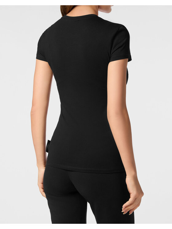 Plein Sport Plein Sport T-shirt 14221 Nero Skin Tight Fit
