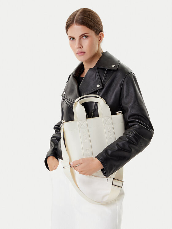 HUGO Geantă Becky Up 50547473 Alb