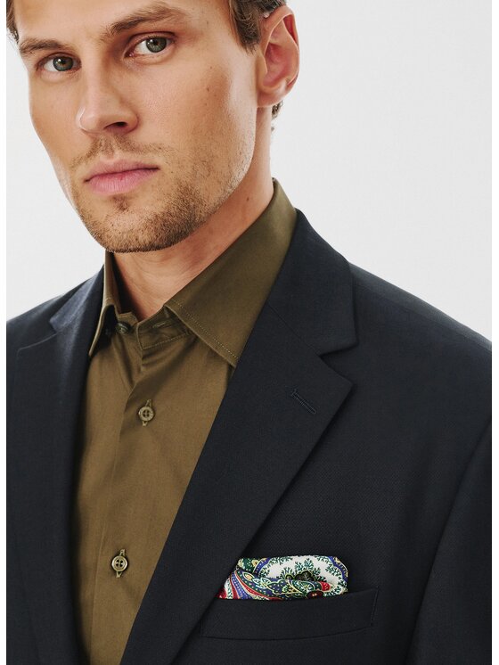 Pako Lorente Pako Lorente Marynarka P24WF-3G-016 Granatowy Super Slim Fit