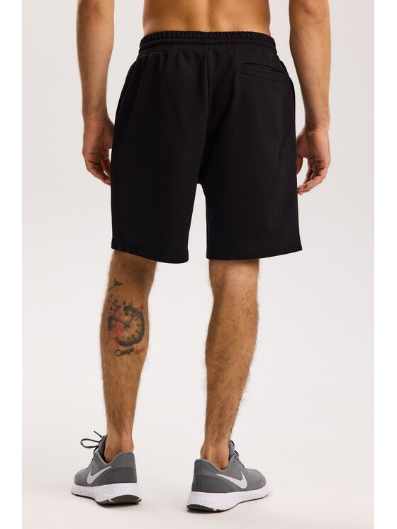 ROUGH RADICAL ROUGH RADICAL Pantaloncini sportivi COTTON ACTIVE SHORTS MEN Nero Regular Fit