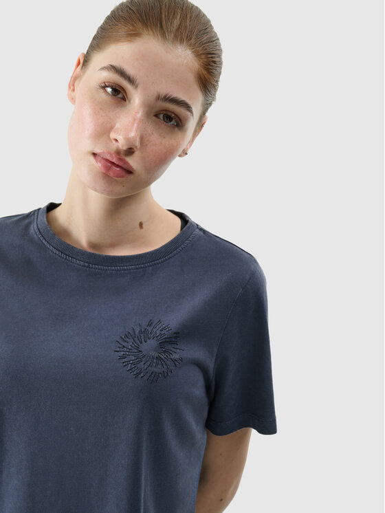4F 4F T-Shirt HALNY Szary ciemny Regular Fit