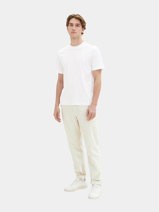 Tom Tailor Tom Tailor 2er-Set T-Shirts 1037741 Weiß Regular Fit