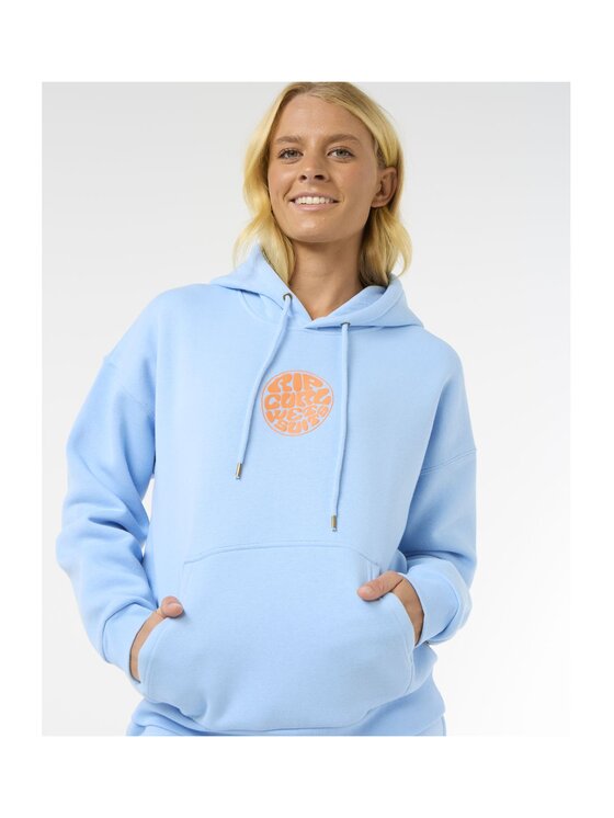 Rip Curl Rip Curl Bluza Icons Of Surf Heritage Hood Błękitny Relaxed Fit