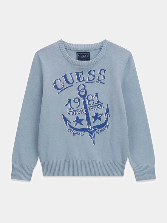 Guess Kids Guess Kids T-Shirt 181447 Modrá Classic Fit
