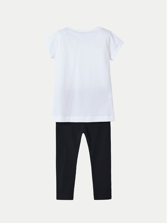 Mayoral Mayoral Komplet majica in legice 3713 Črna Regular Fit