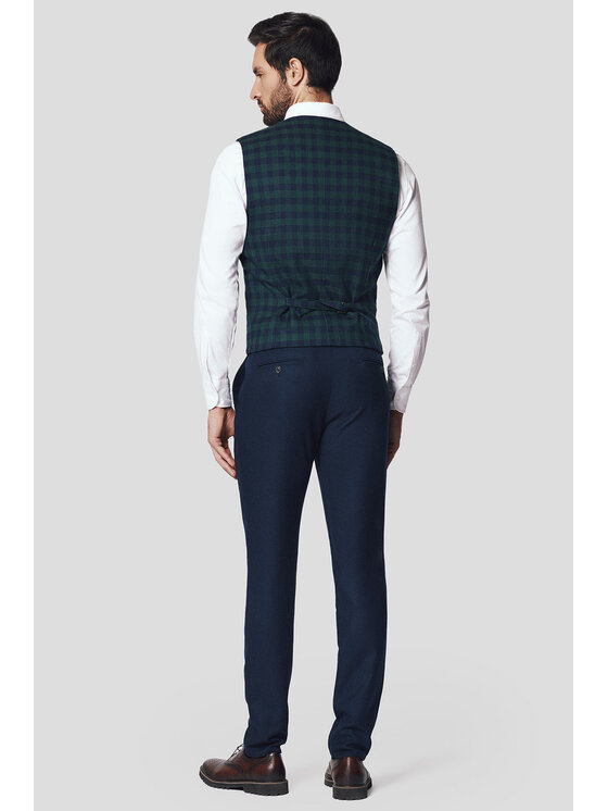 Lancerto Lancerto Kamizelka Legnano KA131224000002 Zielony Slim Fit