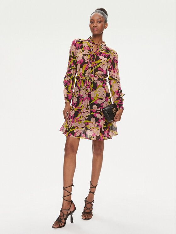 PINKO Pinko Sukienka codzienna Piccadilly 101493 A155 Kolorowy Regular Fit