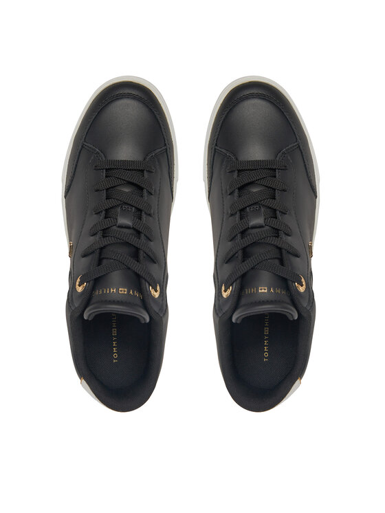 Tommy Hilfiger Tommy Hilfiger Sneakersy Essential Chic Court Sneaker FW0FW08322 Čierna