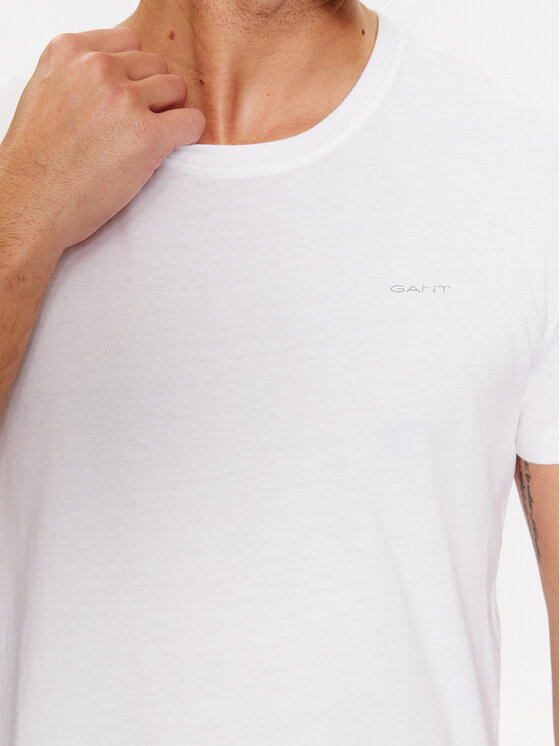Gant Gant Komplet 2 t-shirtów C-Neck 2 Pack 900002008 Czarny Regular Fit