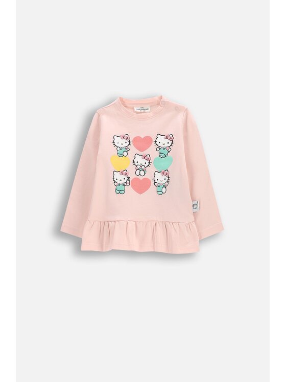 T-Shirt, rozmiar 080, Różowy, ZC4143103LGD-007