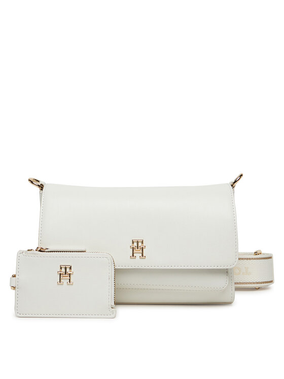 Tommy Hilfiger Tommy Hilfiger Дамска чанта Th Joy Crossover AW0AW16813 Екрю