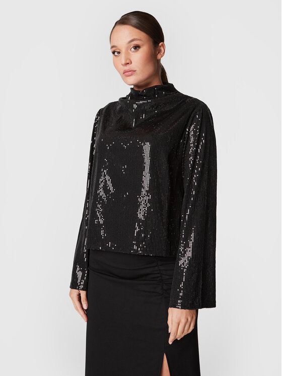 Glamorous Glamorous Blúzka GS0424 Čierna Regular Fit