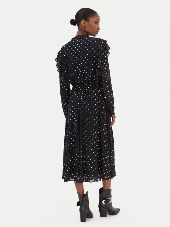JOOP! JOOP! Každodenní šaty Dot 30100092 Černá Regular Fit