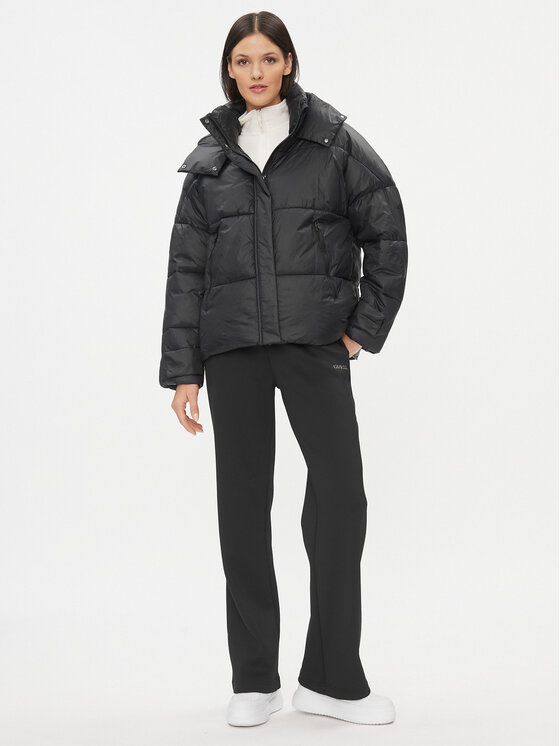 4F 4F Зимно яке 4FAW23TDJAF231 Черен Regular Fit