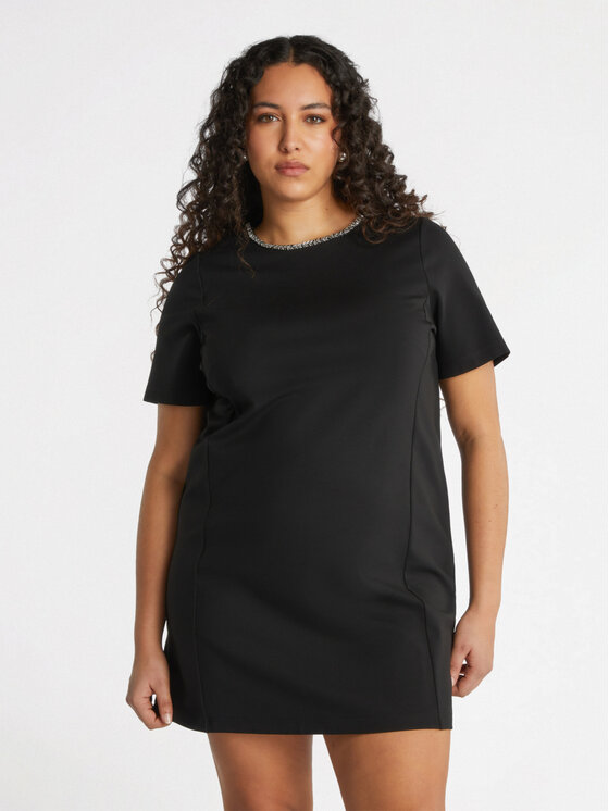 Fiorella Rubino Fiorella Rubino Vestito da giorno 7549T001561N033 Nero A-Line Fit