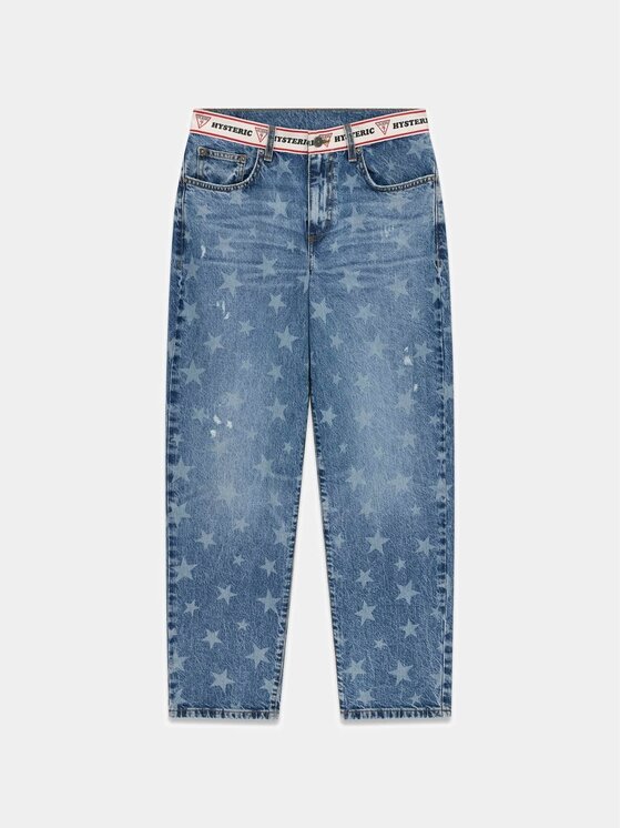 Guess Jeans Guess Jeans Jeansy 182500 Modrá Relaxed Fit