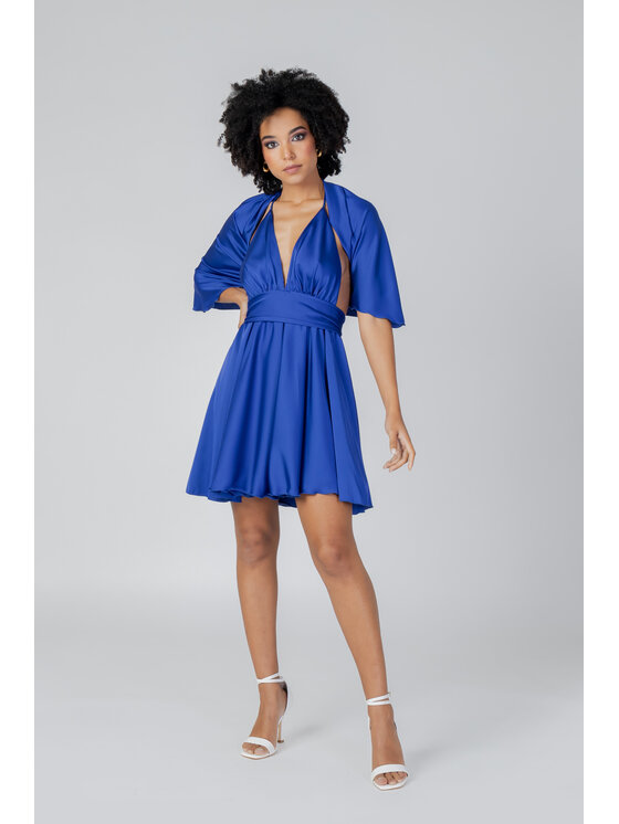 Sol Wears Women Sol Wears Women Coprispalle TINTA UNITA Blu Regular Fit
