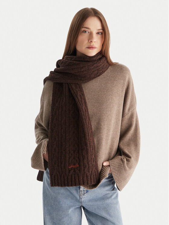 Coach Coach Sciarpa CCL89 Marrone