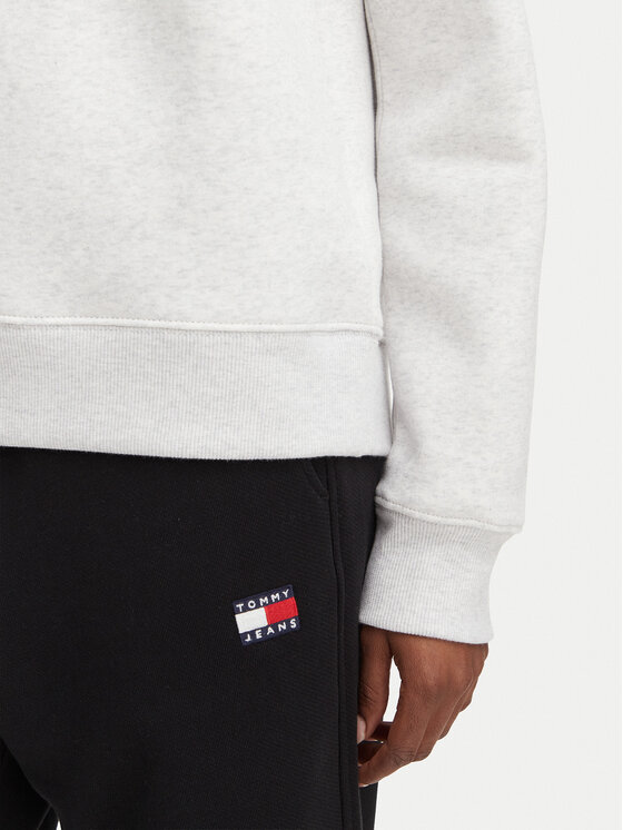 Tommy Jeans Tommy Jeans Hanorac Flag DW0DW19959 Gri deschis Regular Fit