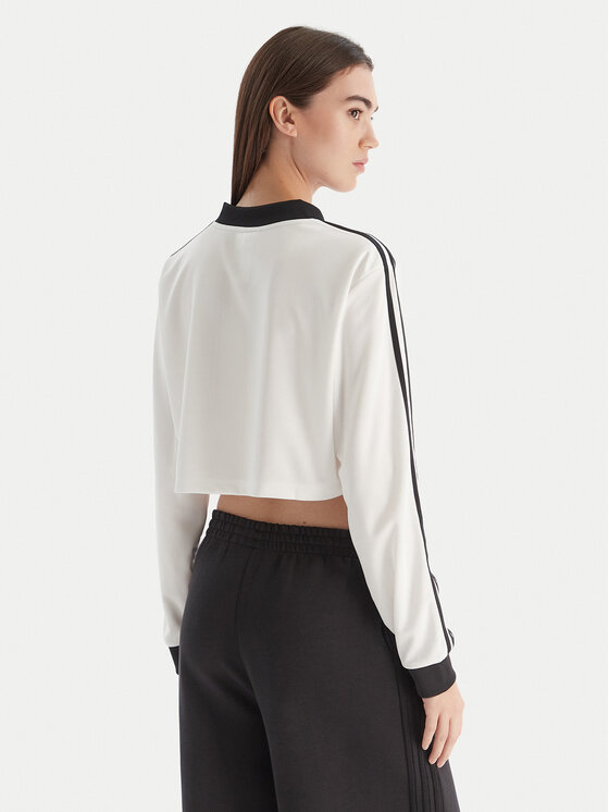 adidas adidas Majica adicolor Football Jacquard JV9740 Bijela Loose Fit