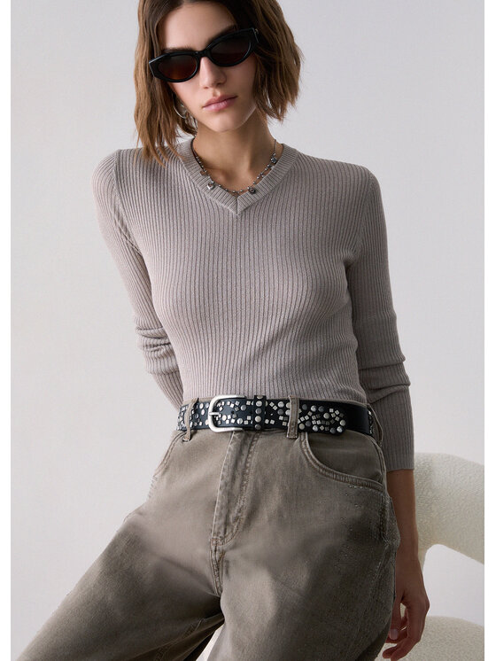 Liu Jo Liu Jo Maglione WF6416MS46JA4357 Beige Regular Fit