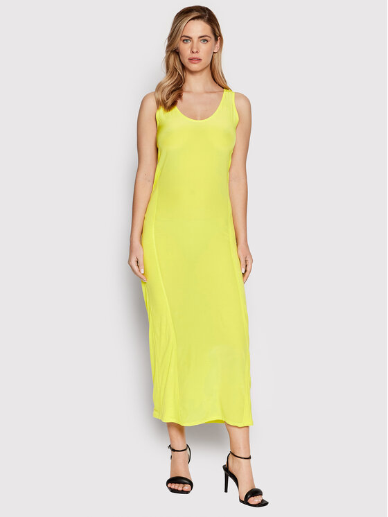 Robe calvin hotsell klein jaune
