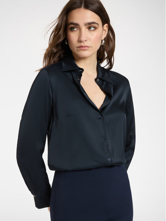 Elena Mirò Elena Mirò Camicia 5127P100232N034 Blu Slim Fit