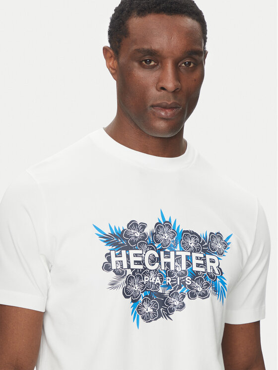 Hechter Paris Hechter Paris Marškinėliai 75018 151917 Balta Regular Fit