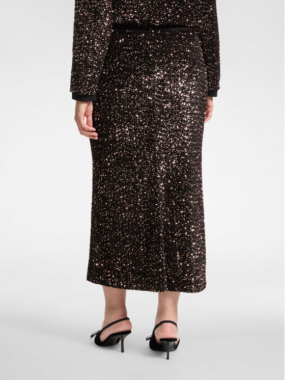 Elena Mirò Elena Mirò Gonna maxi 1018Z000057N032 Marrone Regular Fit