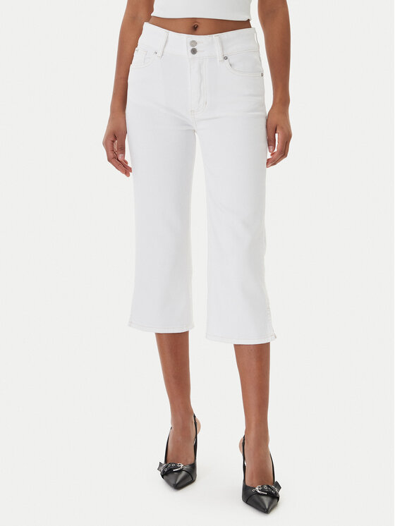 Guess Jeans Guess Jeans Jeansy W6GA2G D0131 Bílá Regular Fit