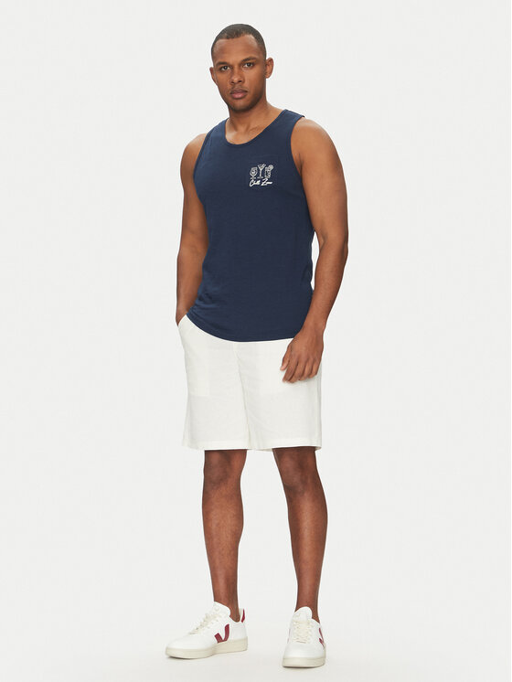 Blend Blend Tank top marškinėliai 20718289 Tamsiai mėlyna Regular Fit