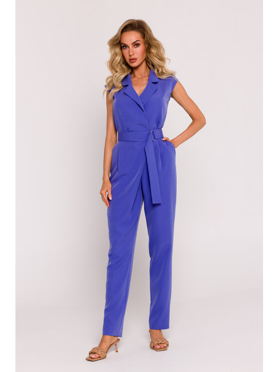 Made of Emotion Made of Emotion Kombinezon M780 Fioletowy Generous Fit