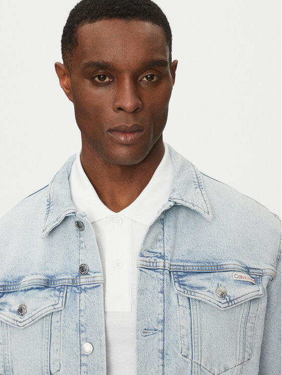 Calvin Klein Jeans Calvin Klein Jeans Kurtka jeansowa J30J327590 Niebieski Slim Fit