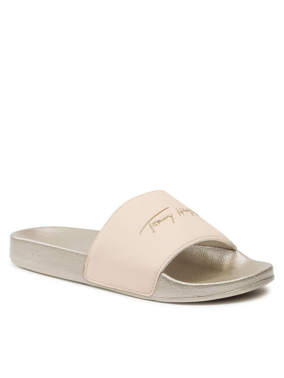 tommy hilfiger metallic pool slide