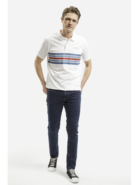 Cross Jeans Cross Jeans Jeansy E 171-005 Niebieski Slim Leg