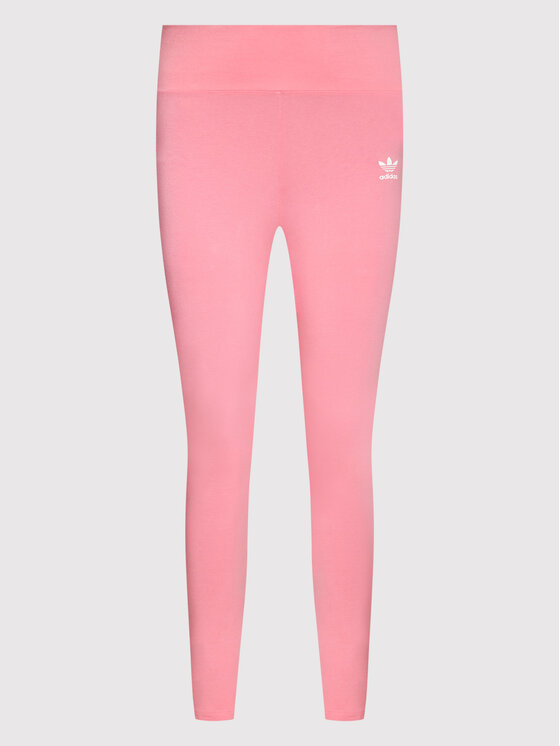 Girls pink adidas leggings hot sale