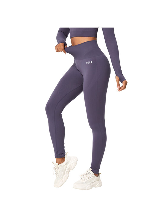 Yeaz Yeaz Legginsy LEGEND Fioletowy Slim Fit